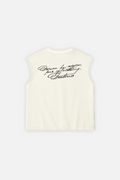 Fear of Nothing Tank Top Ivory