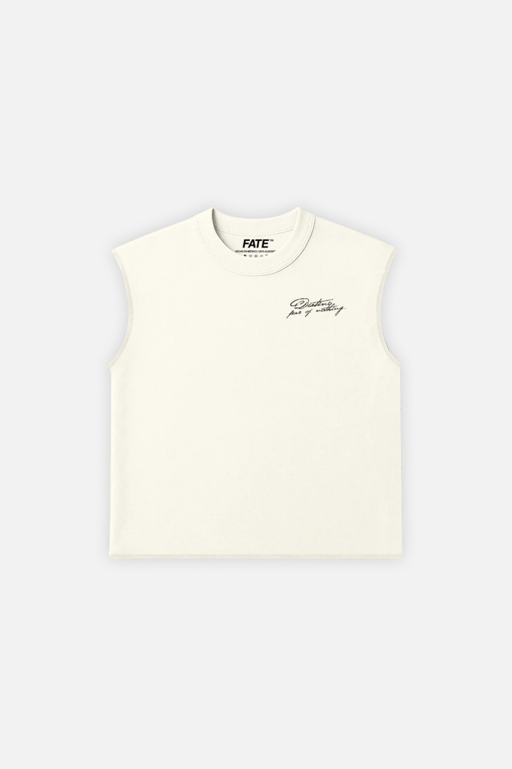 Fear of Nothing Tank Top Ivory