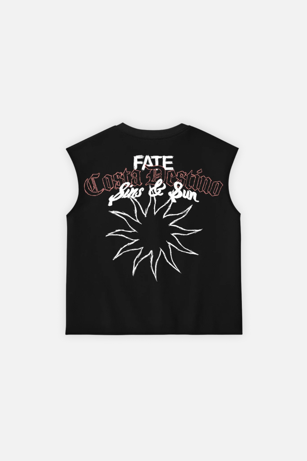 Sins & Sun Tank Top Black
