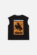 Racing Cowboy Tank Top Black