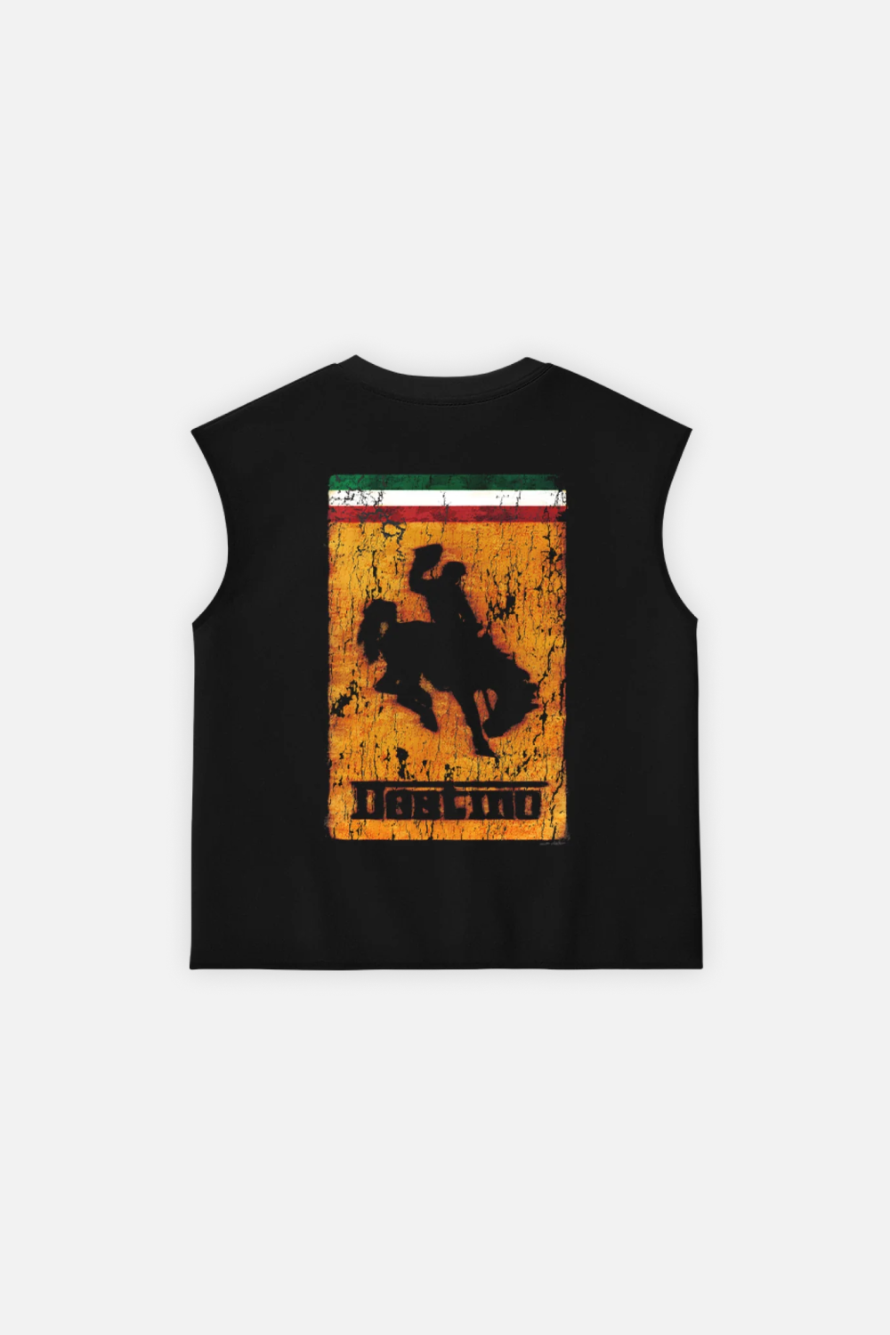 Racing Cowboy Tank Top Black