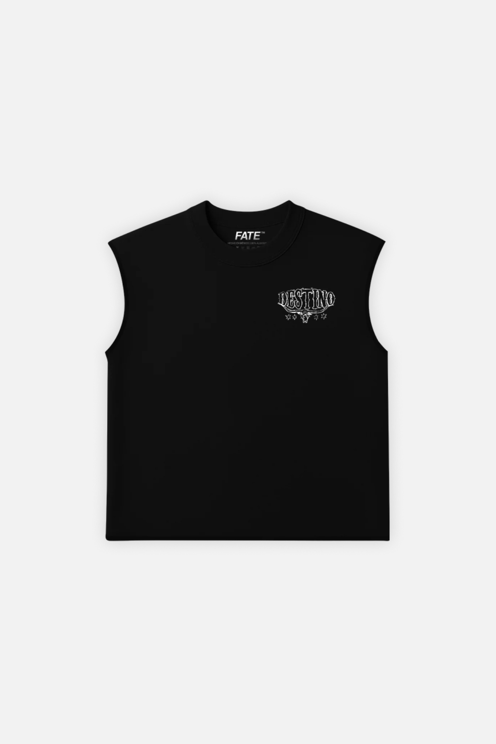 Long Horns Tank Top Black