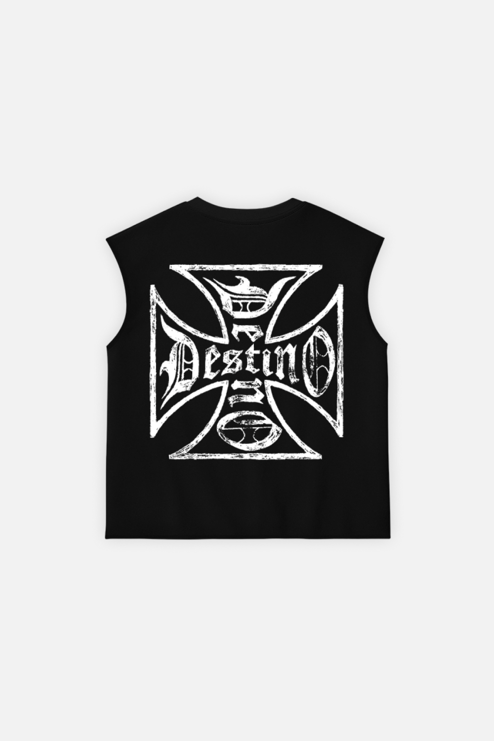 Destino Cross Tank Top Black