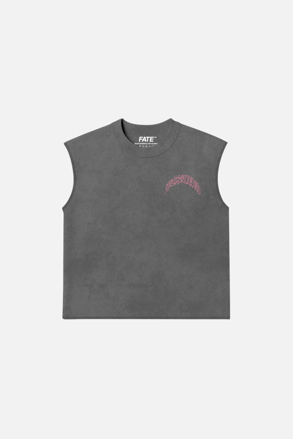Fate Two Horse Sparks Tank Top Washed Grey