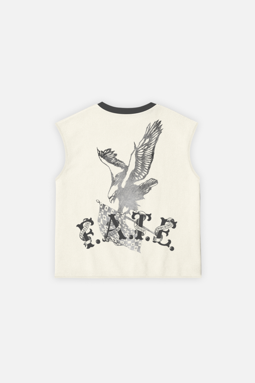 Fate Eagle Tank Top Ivory