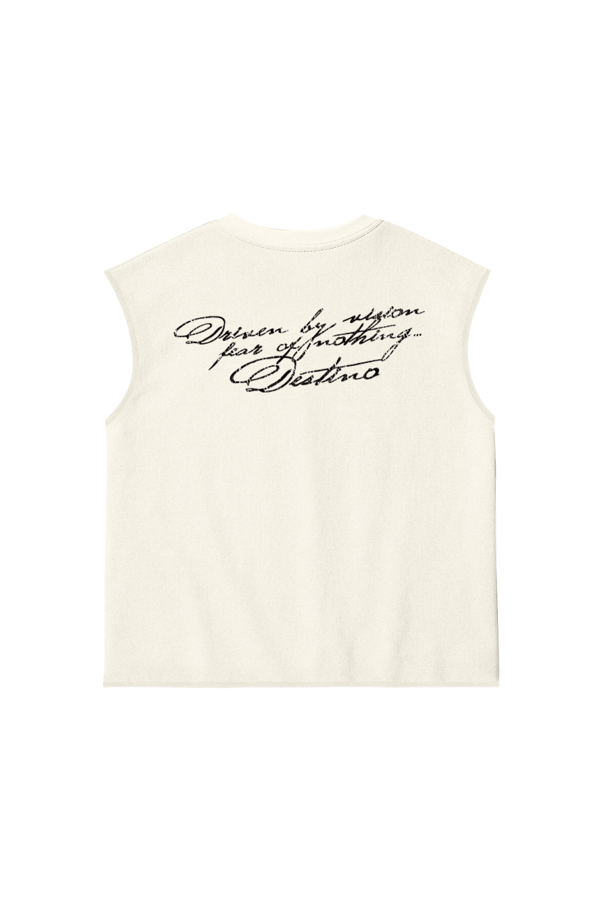 Fear of Nothing Tank Top Ivory