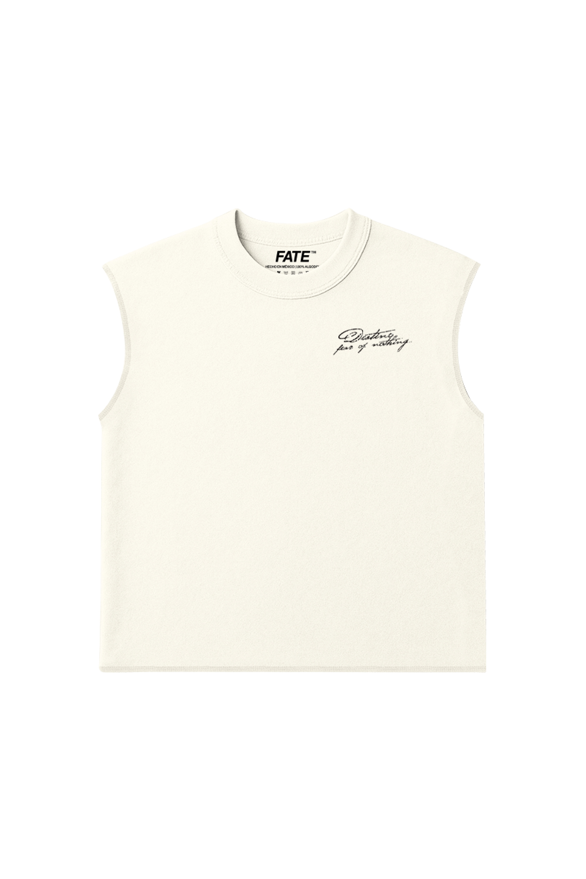 Fear of Nothing Tank Top Ivory