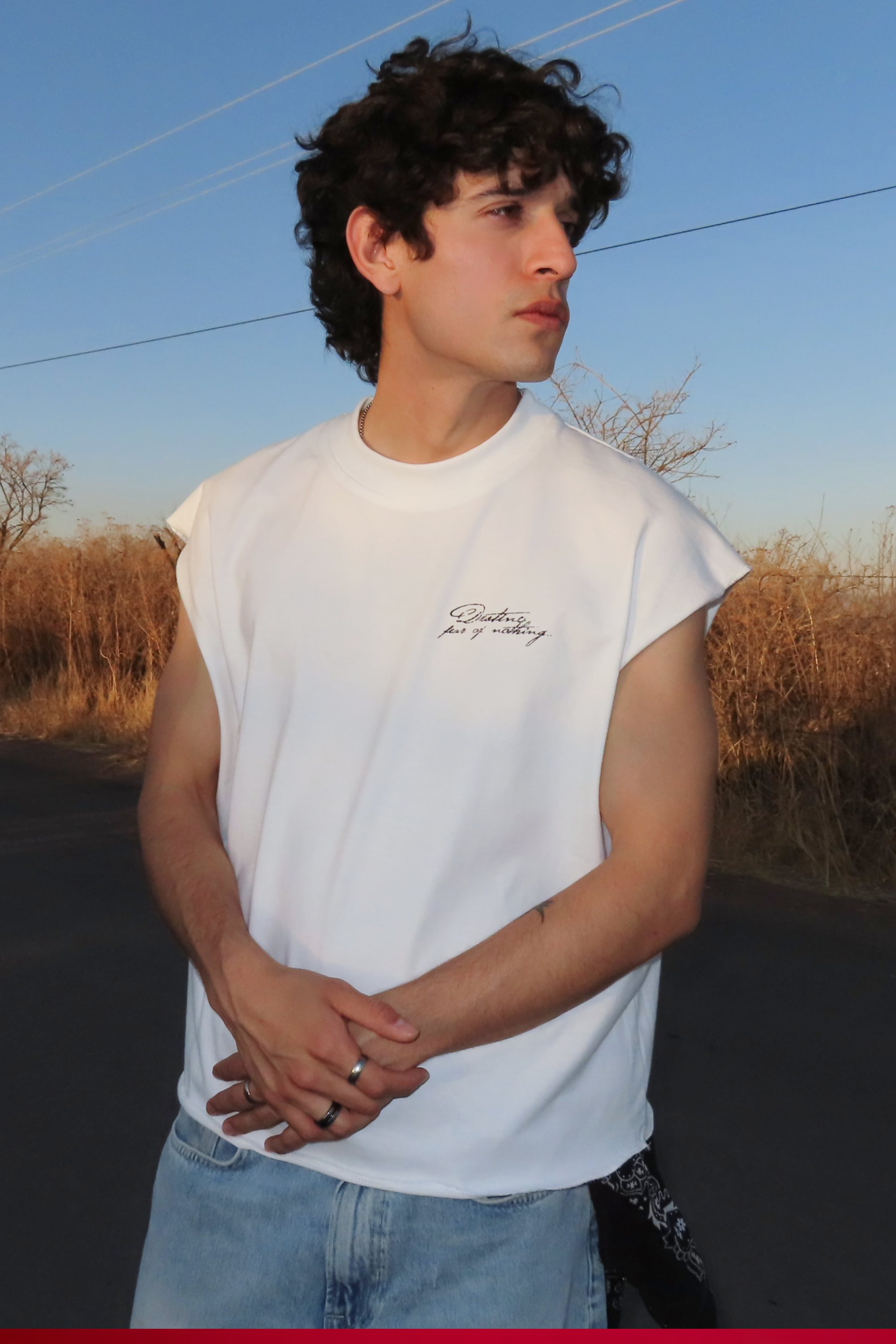 Fear of Nothing Tank Top Ivory