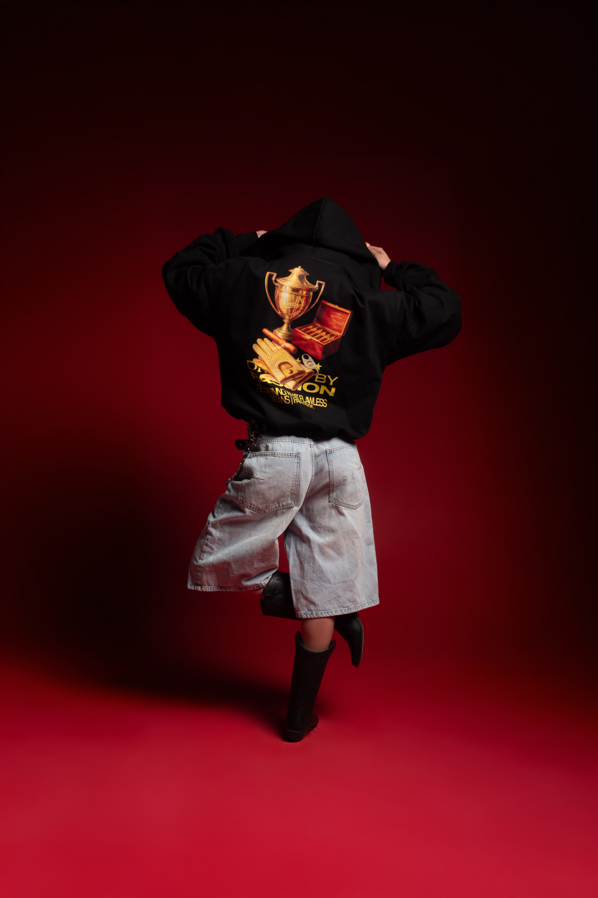 Winner Trophy Zip Hoodie Vantablack