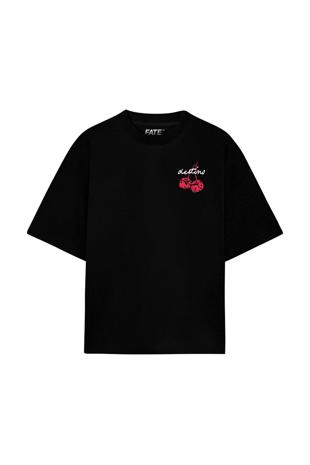 Dice Cherry Tee Black