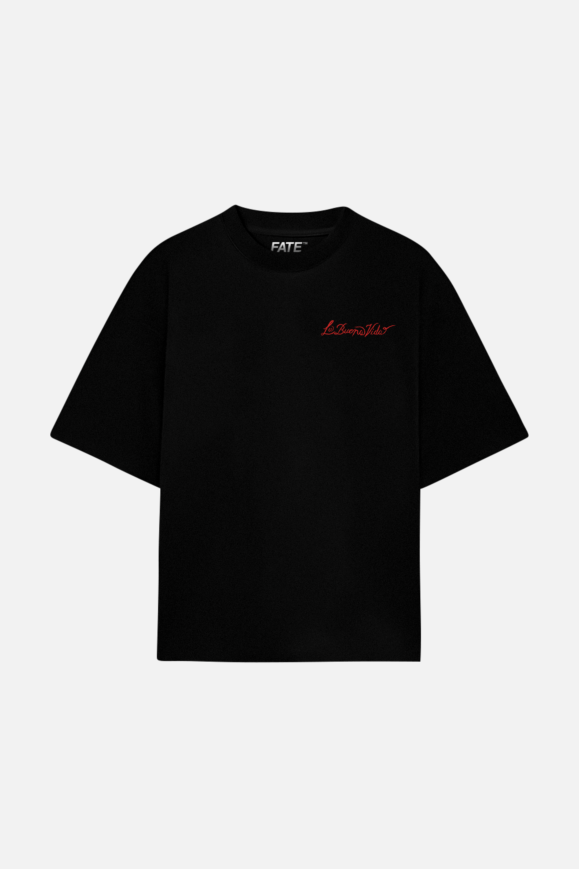 Jet Set Tee Black — Front