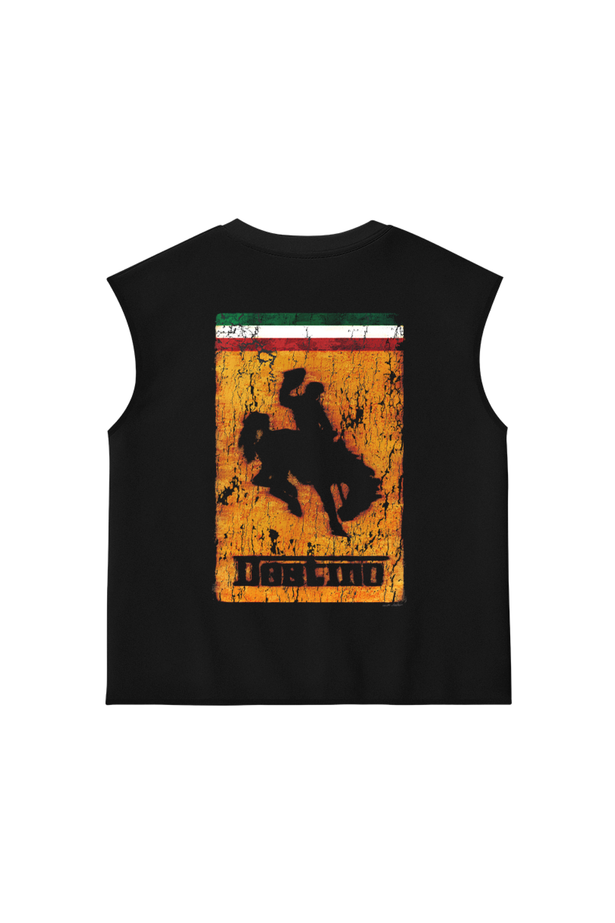 Racing Cowboy Tank Top Black
