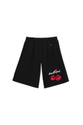 Dice Cherry Baggy Shorts Vantablack