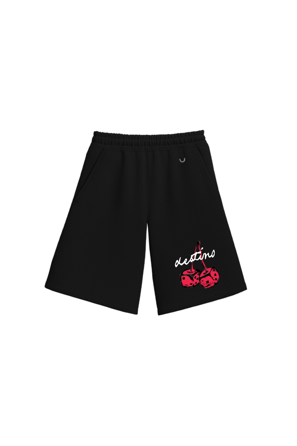Dice Cherry Baggy Shorts Vantablack