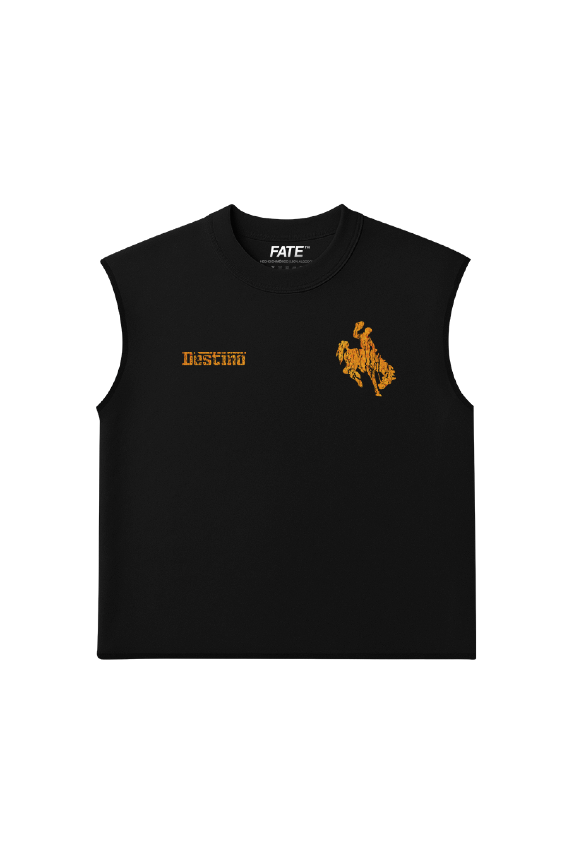 Racing Cowboy Tank Top Black