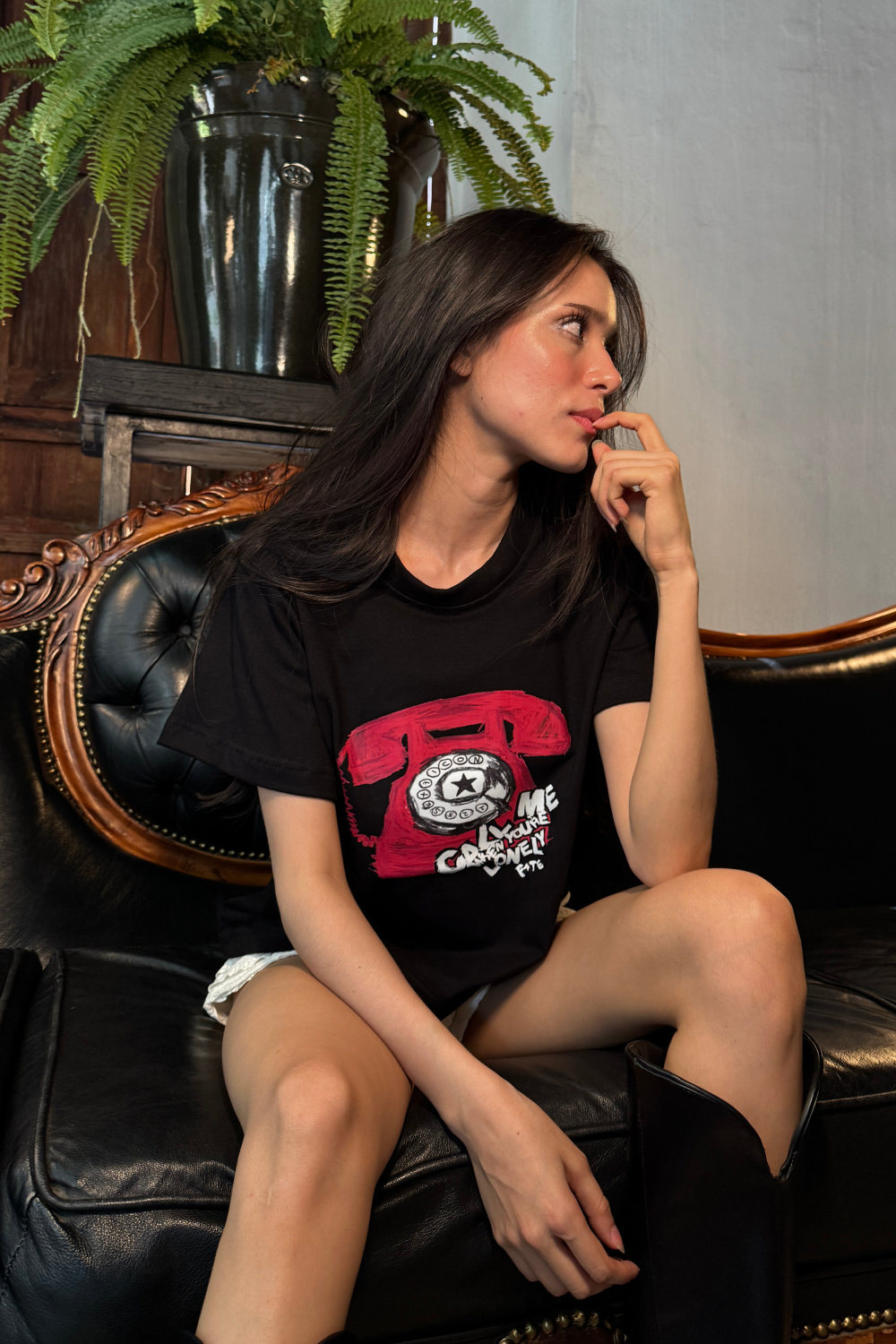 Lonely Crop Tee Black