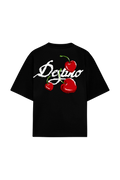 Crayon Cherry Tee Black