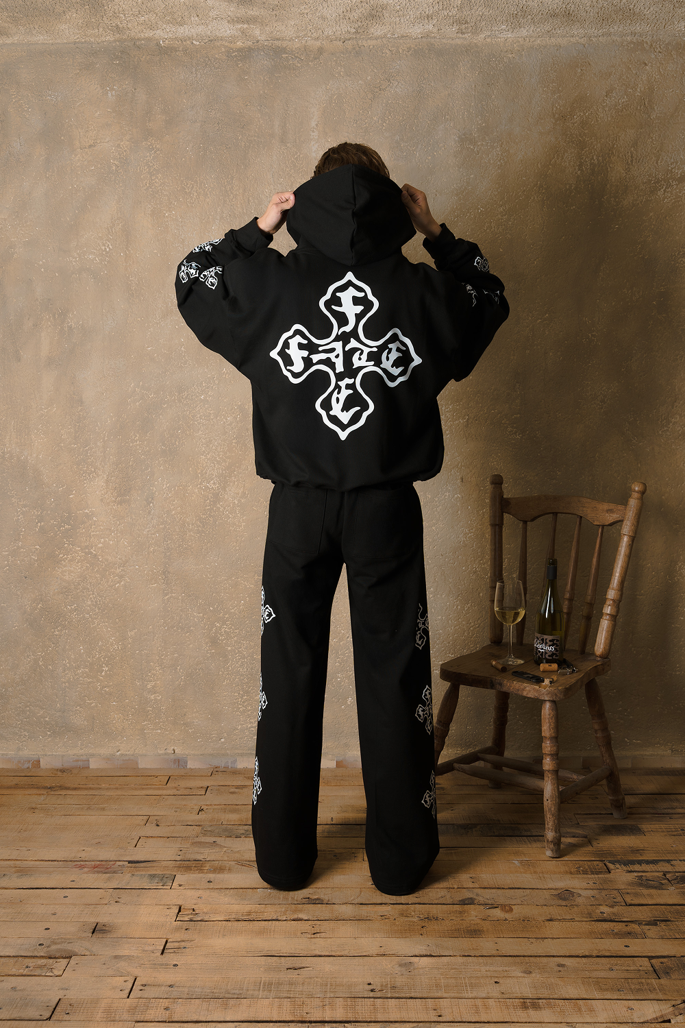 Cross Of Fate Hoodie Vantablack