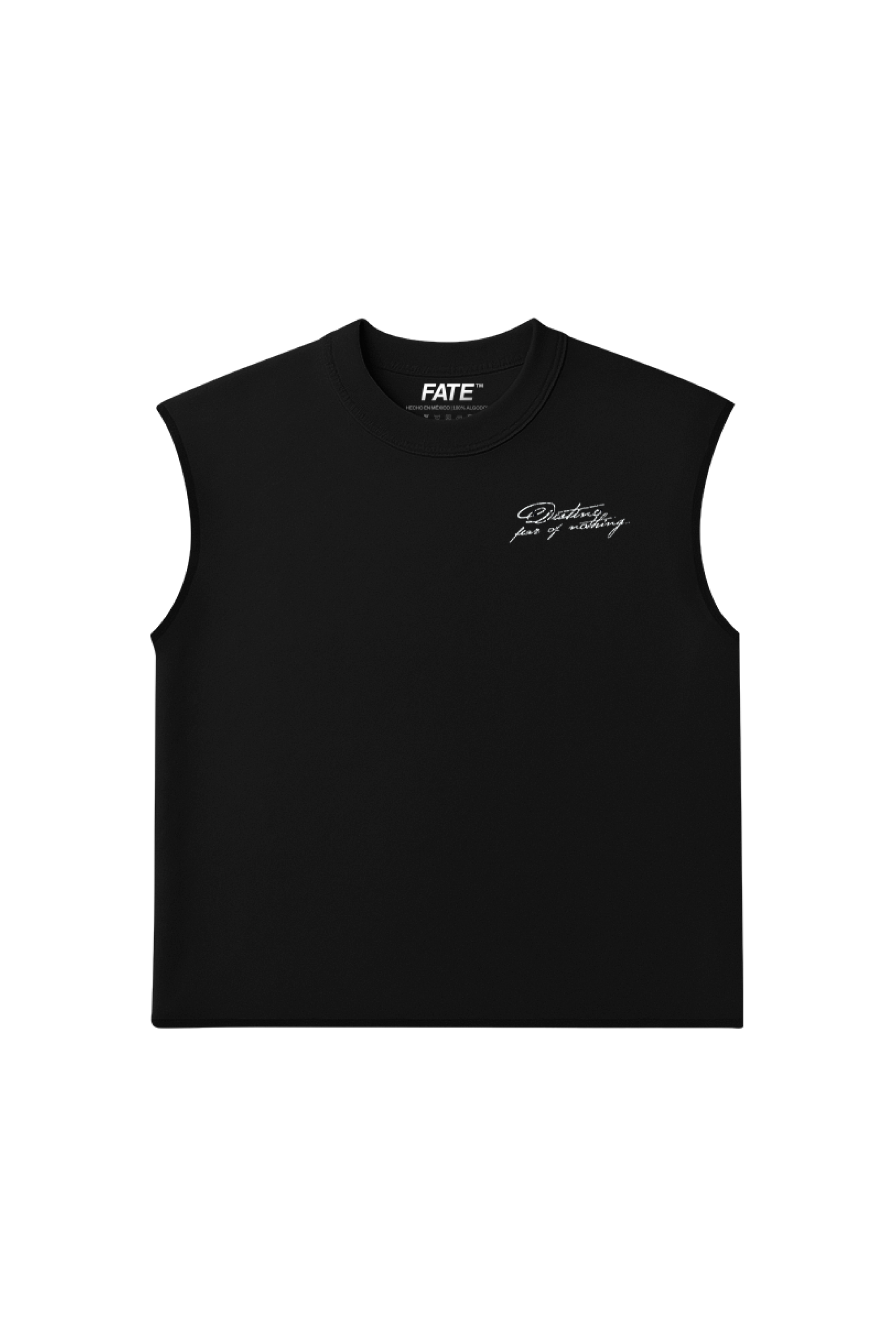 Fear of Nothing Tank Top Black
