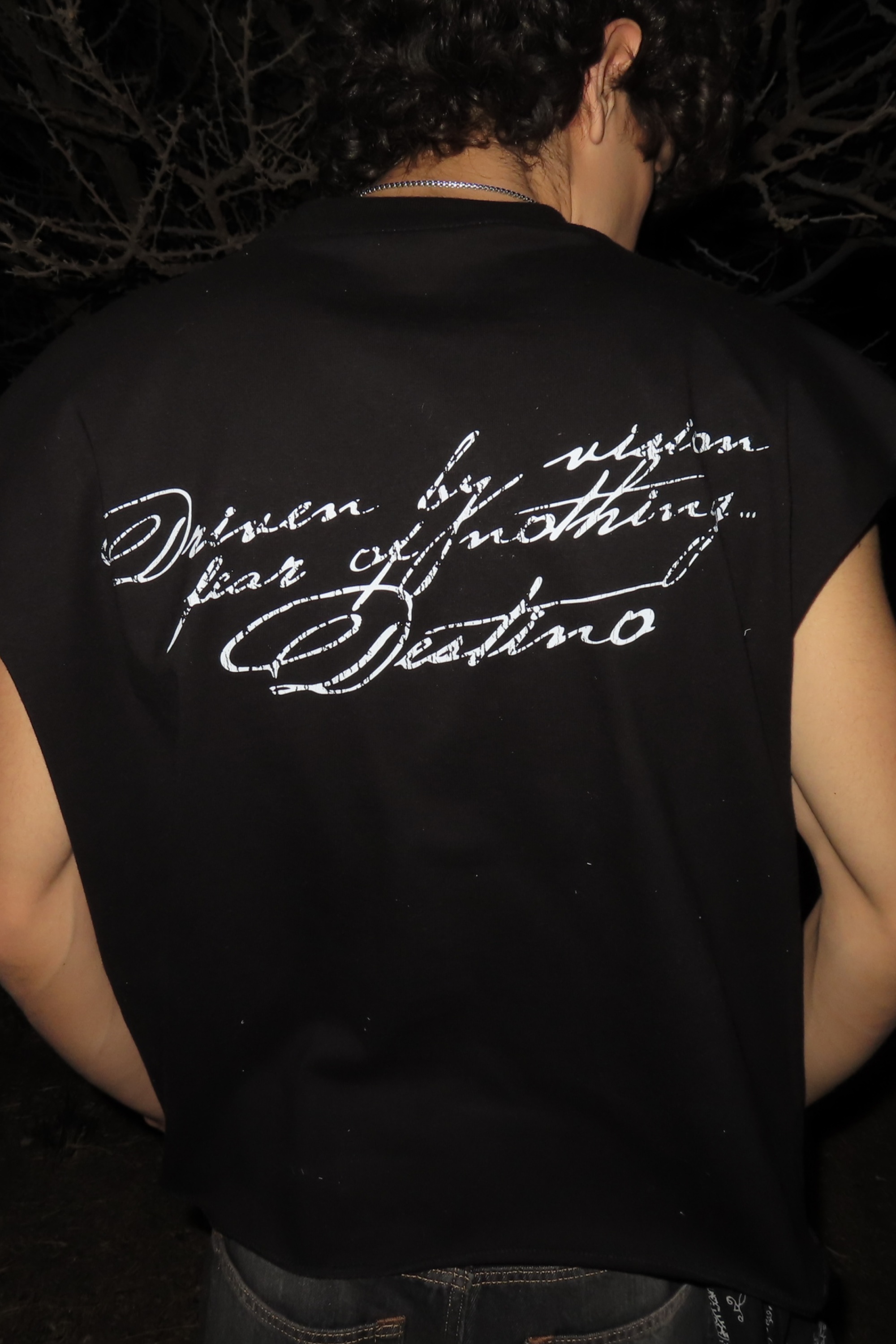 Fear of Nothing Tank Top Black