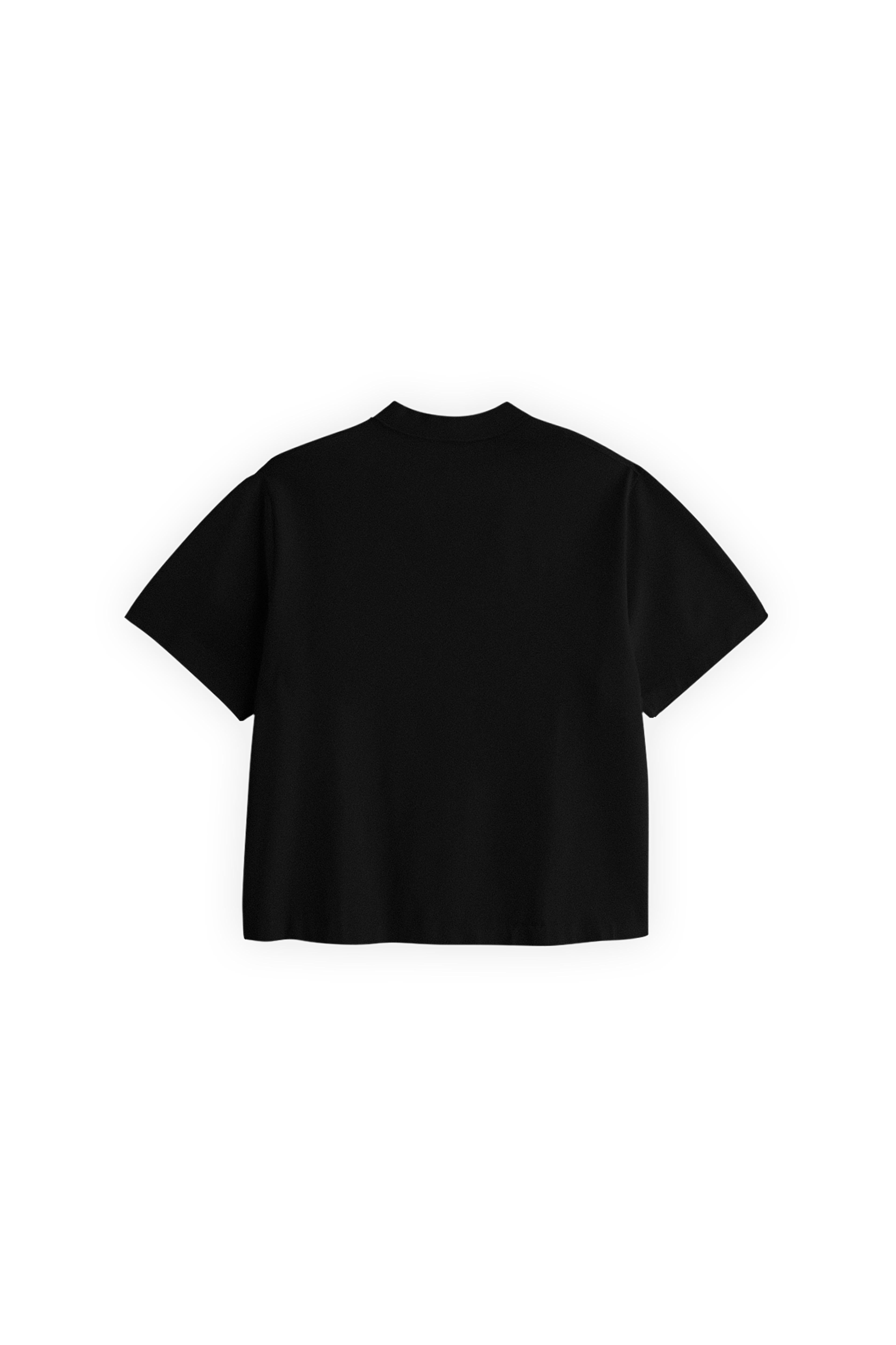 Fate is for Lovers Crop Tee Black