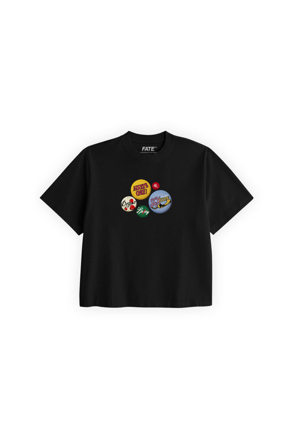 Sex Pin's Crop Tee Black