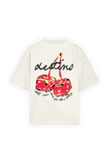 Dice Cherry Tee Ivory