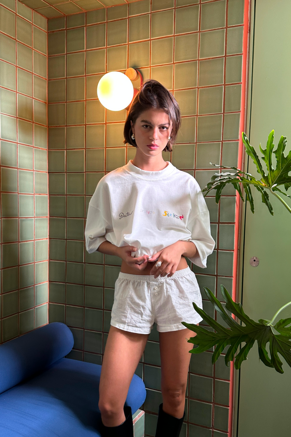 Sex Icon Crayons Tee Ivory