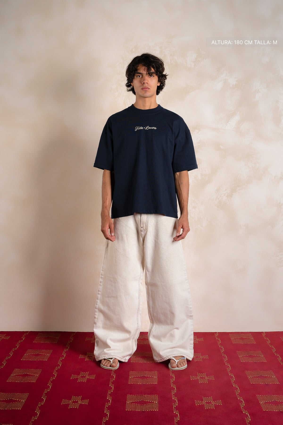 Love Letter at 2:43 Tee Navy Blue