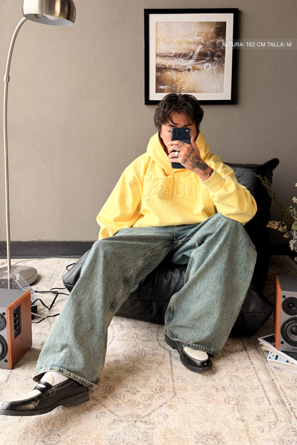 Signature Patch Hoodie Canary Yellow