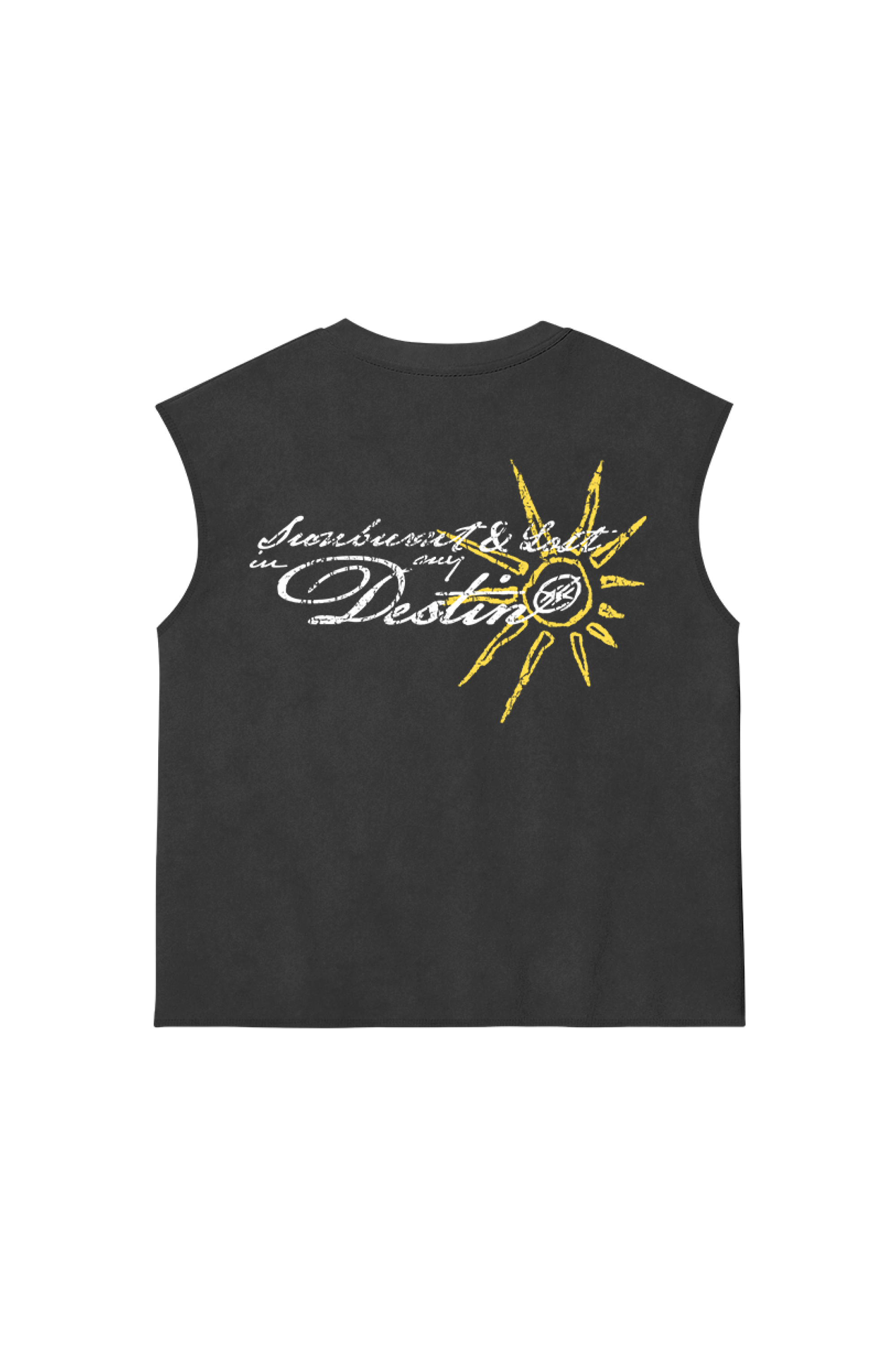 Tanned Donkey Tank Top Washed Grey