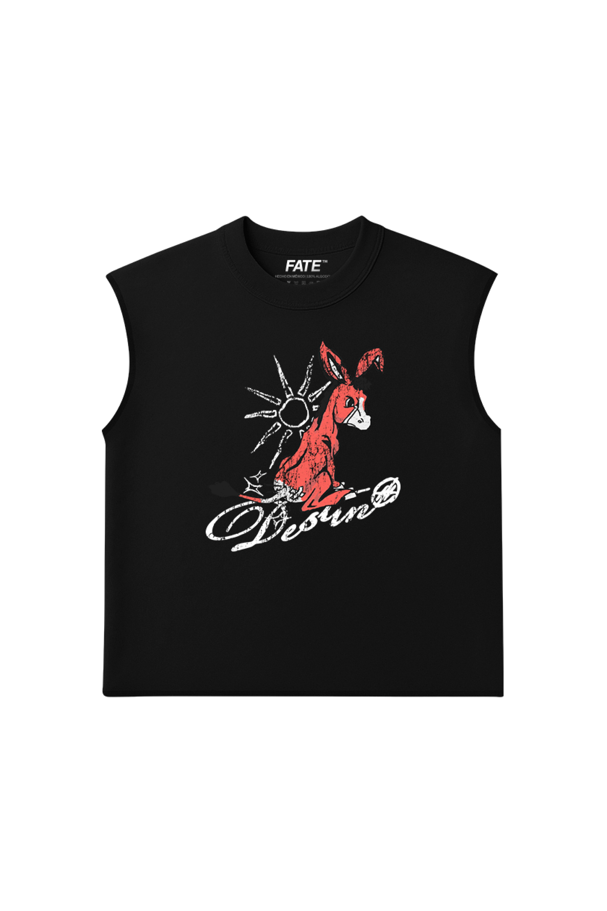 Tanned Donkey Tank Top Black