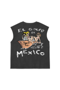 Golfo de Mexico Tank Top Washed Grey