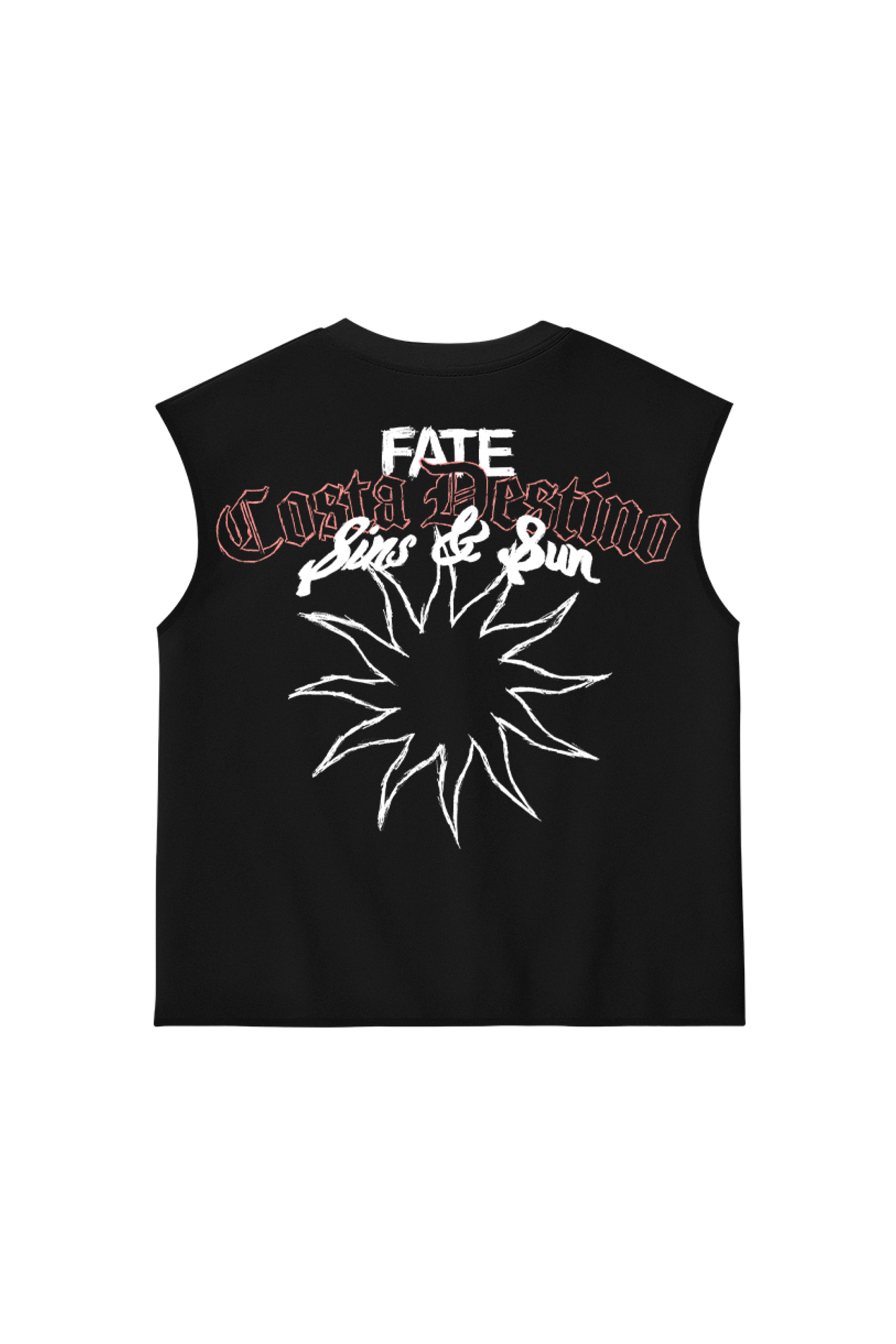 Sins & Sun Tank Top Black