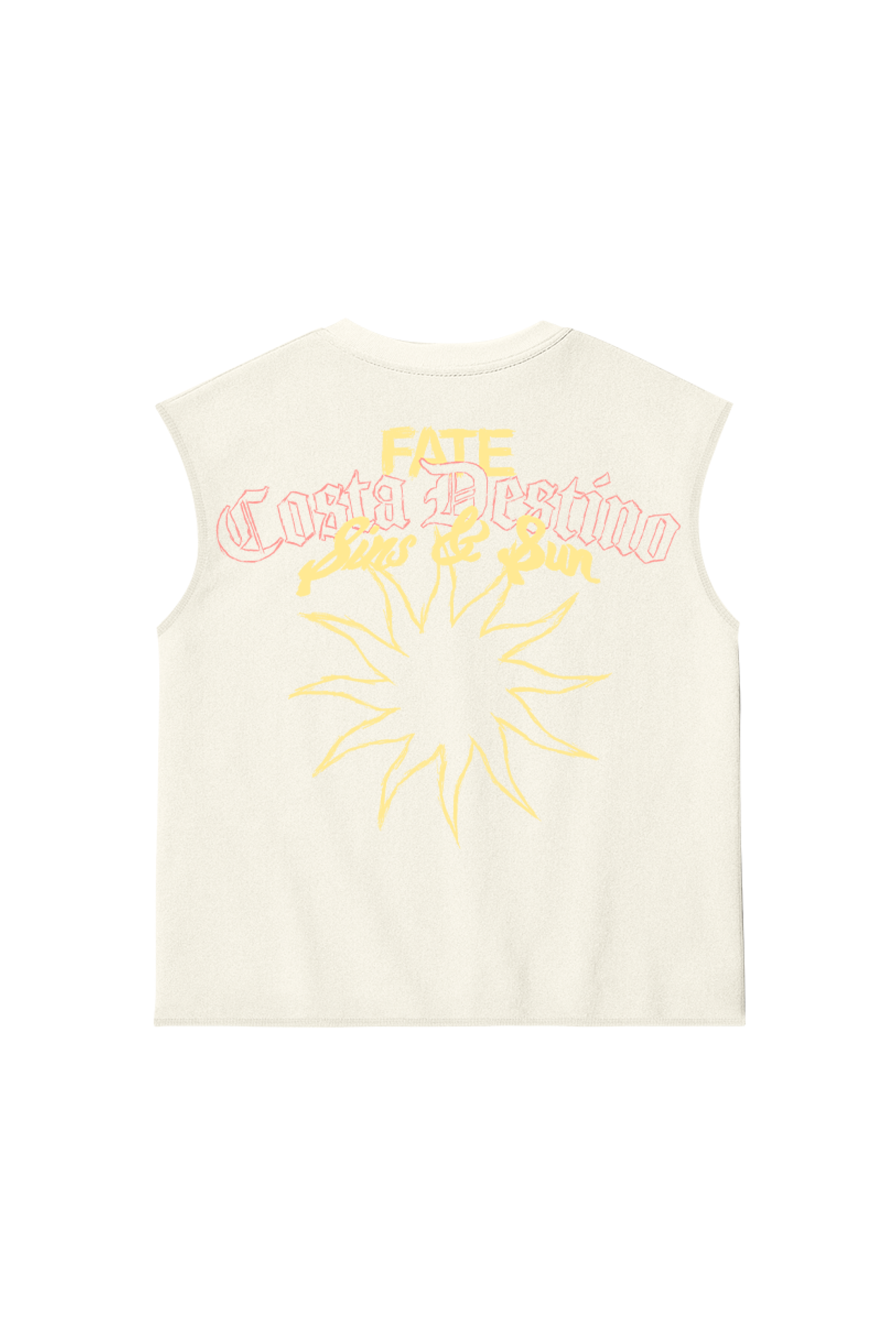Sins & Sun Tank Top Ivory