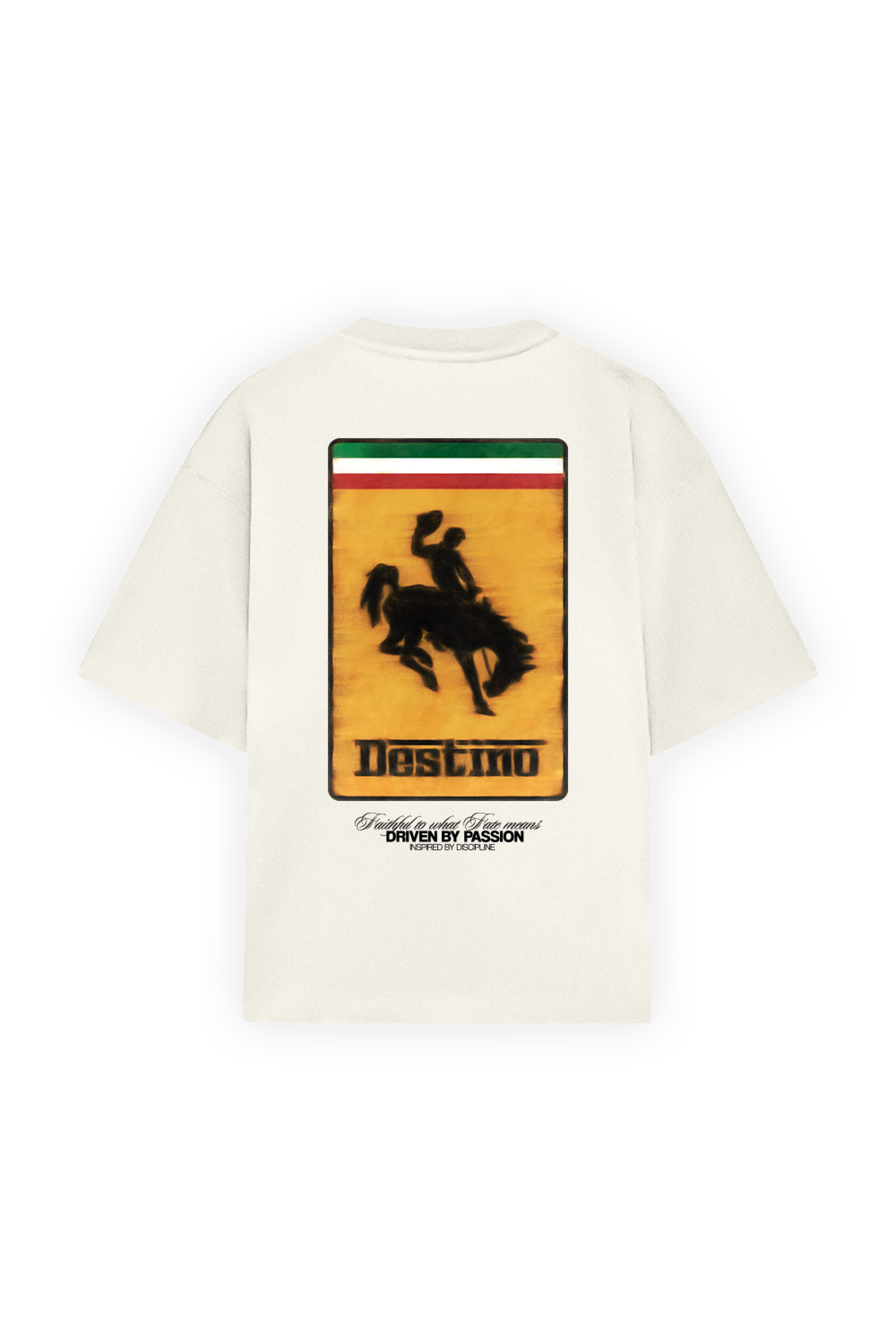 Racing Cowboy Tee Ivory