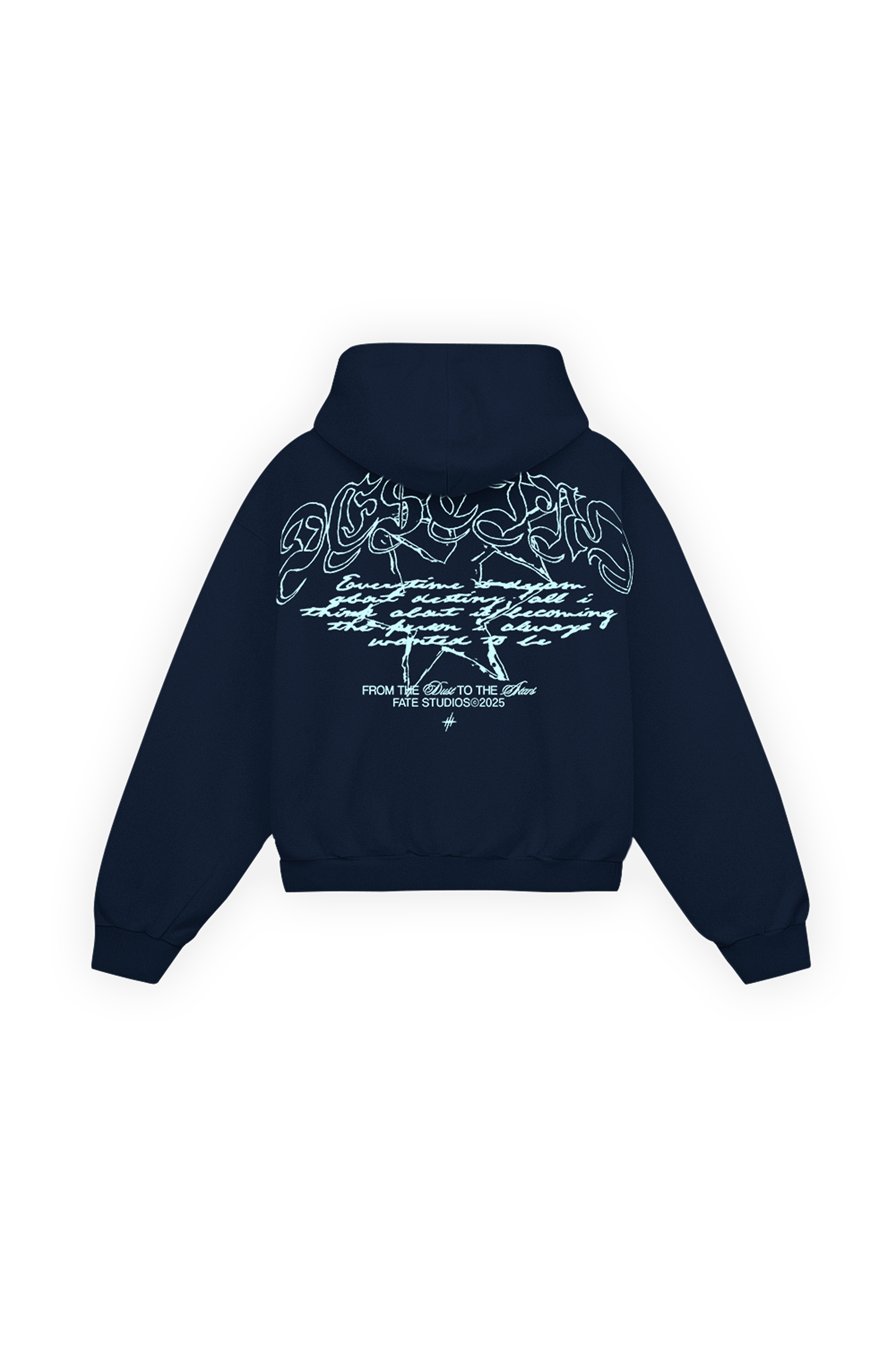 Gothic Sparks Hoodie Midnight Blue