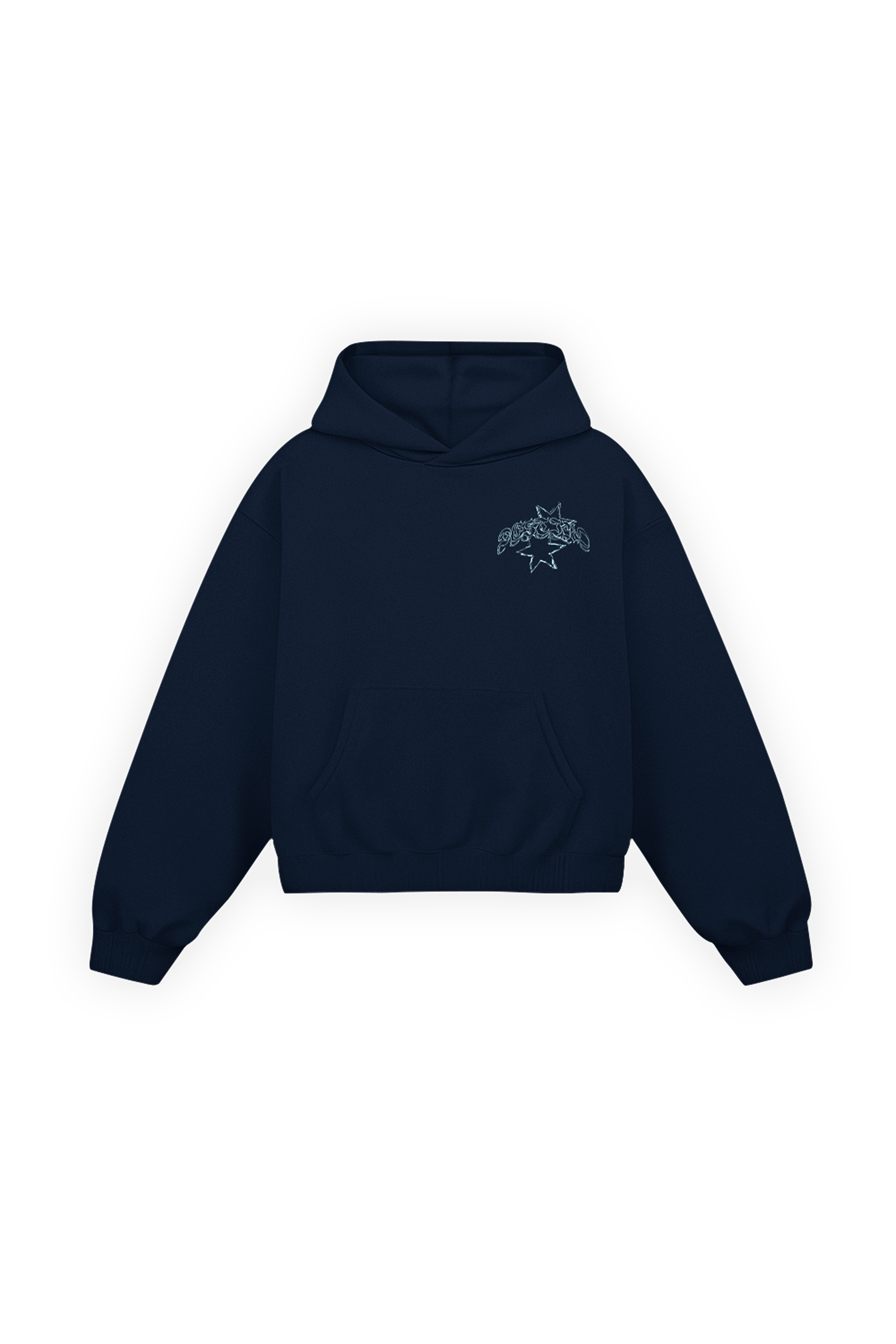 Gothic Sparks Hoodie Midnight Blue