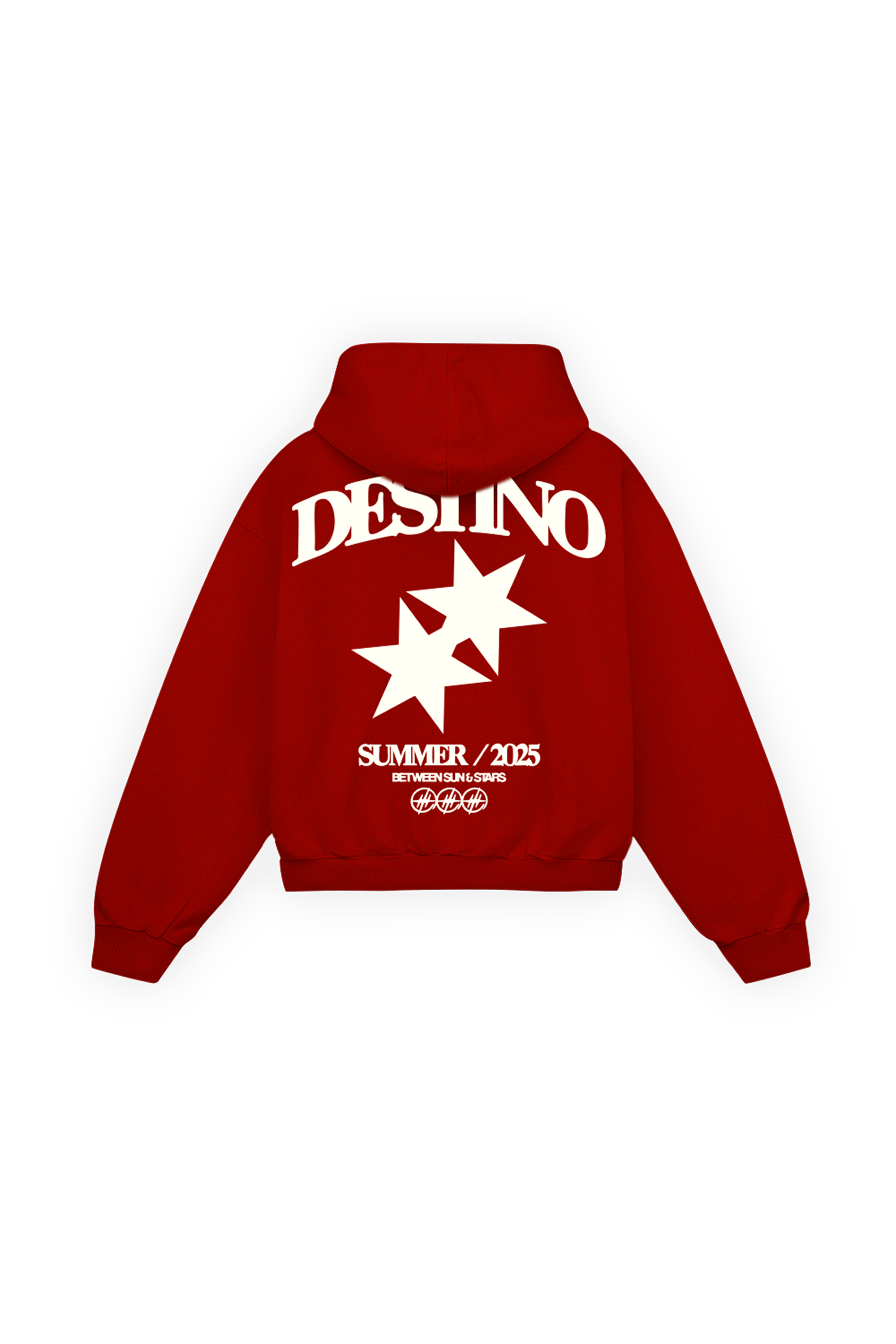 Double Spark Hoodie Cherry Red