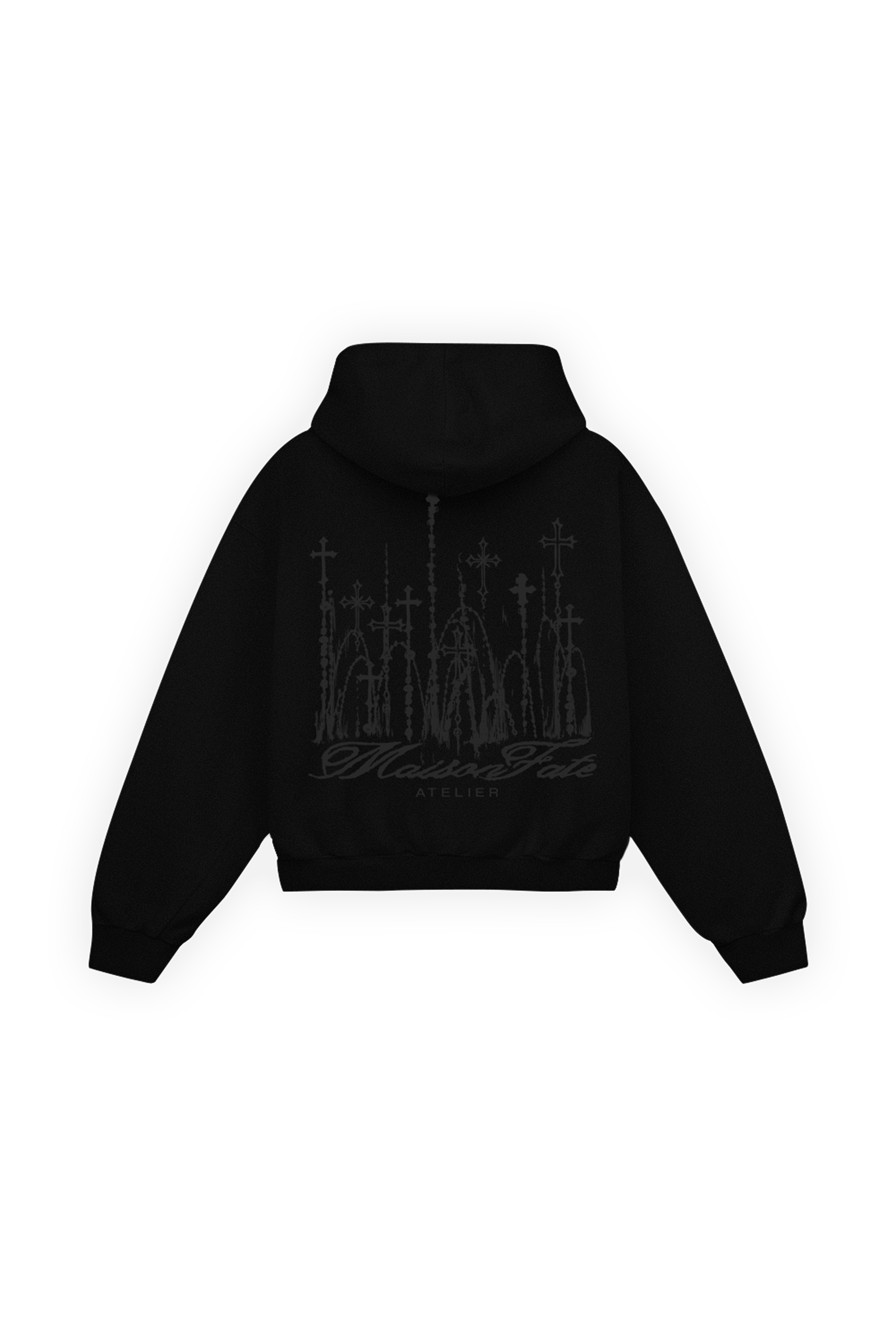 Cathedral Zip Hoodie Vantablack