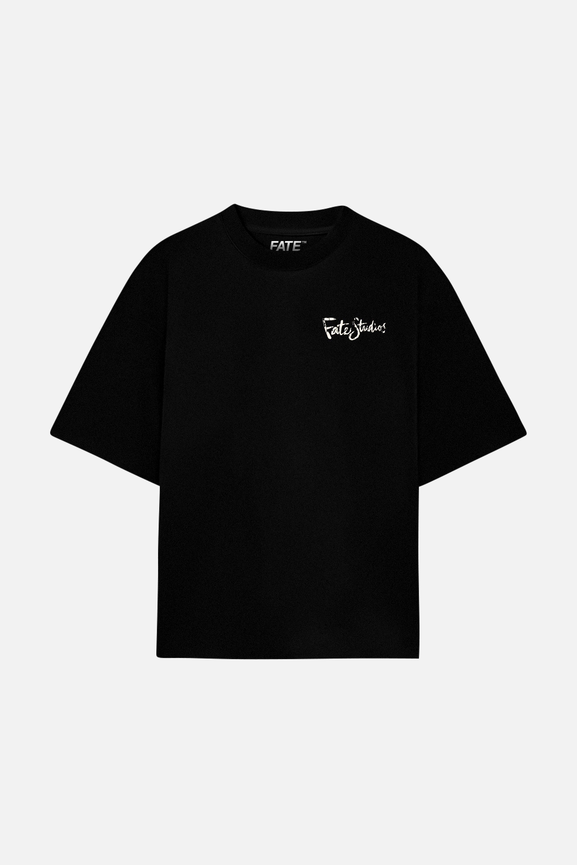 Pomegranate Tee Black — Front