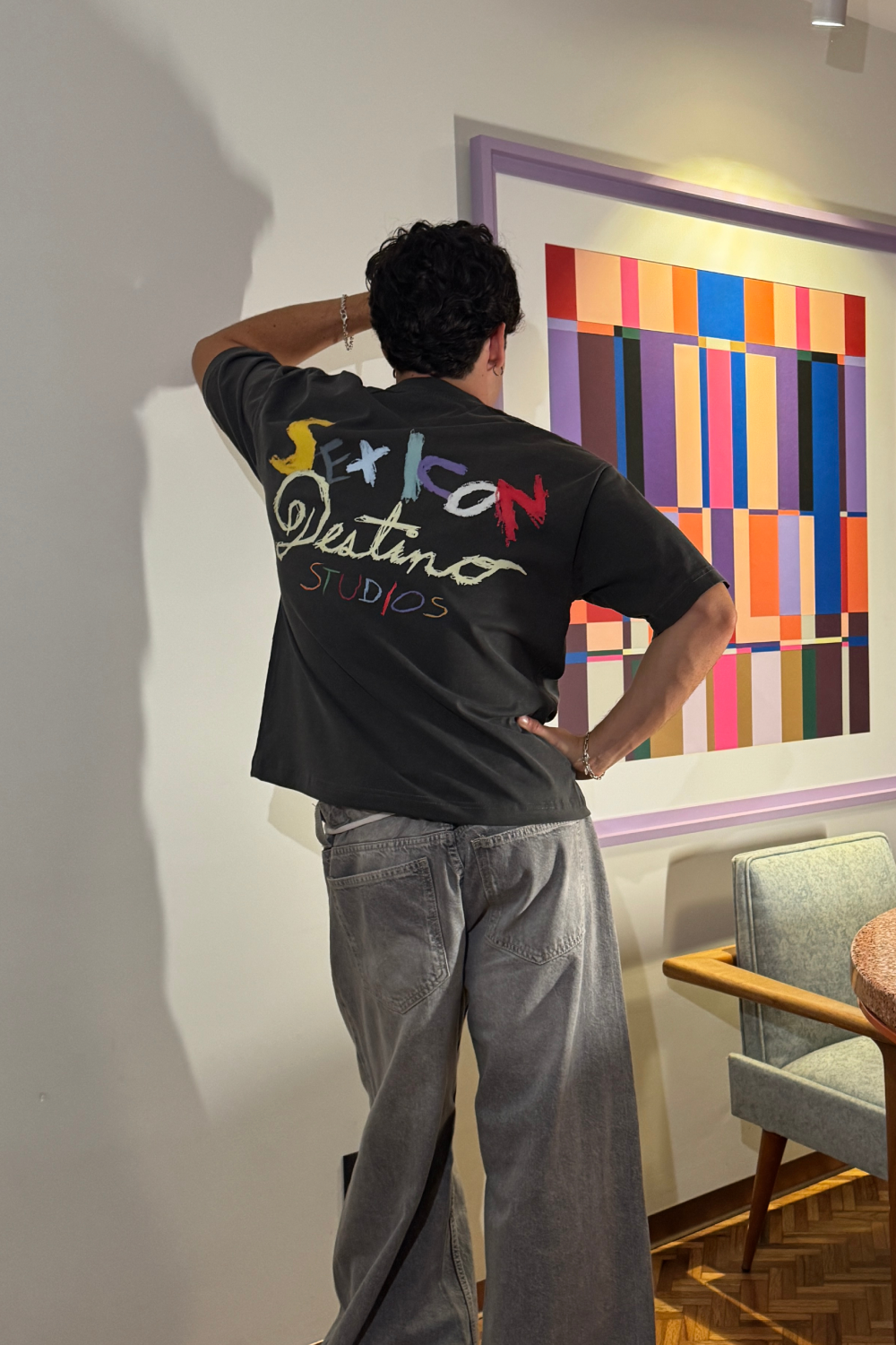 Sex Icon Crayons Tee Washed Grey