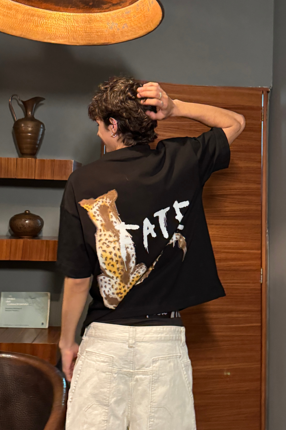 Cheetah Tee Black