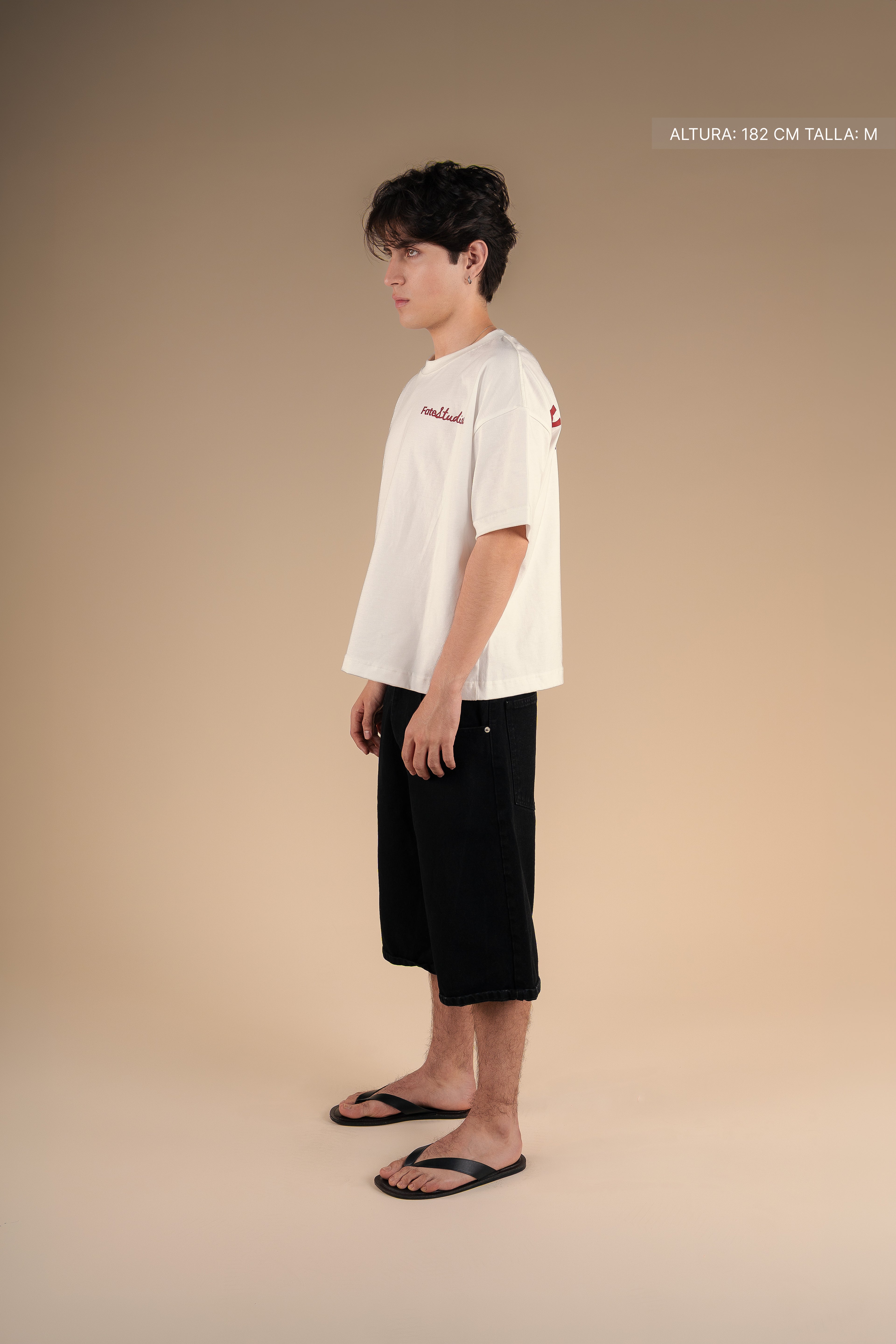 Studio Script Tee Ivory