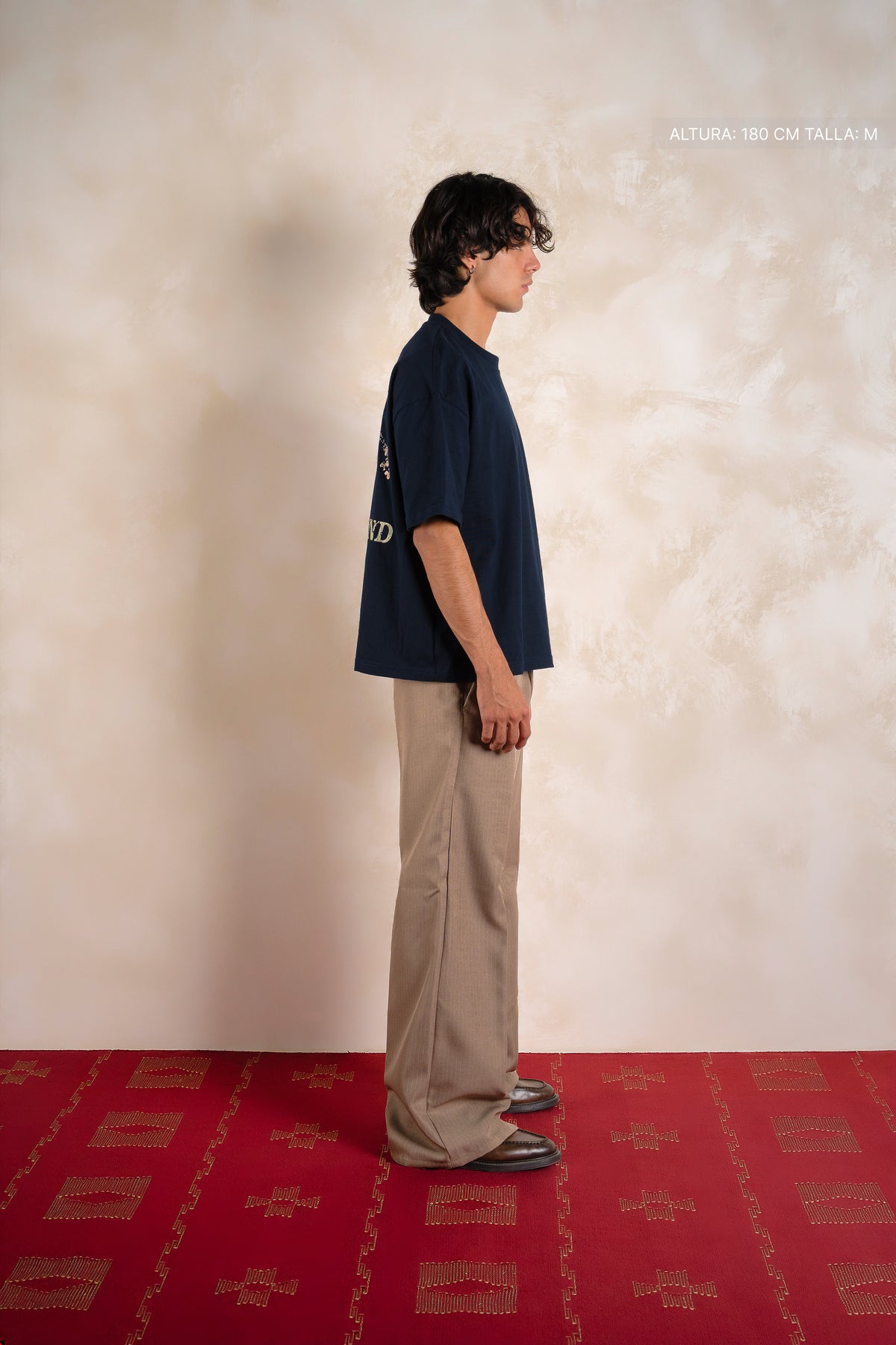 Grand Hotel Check-In Tee Navy Blue