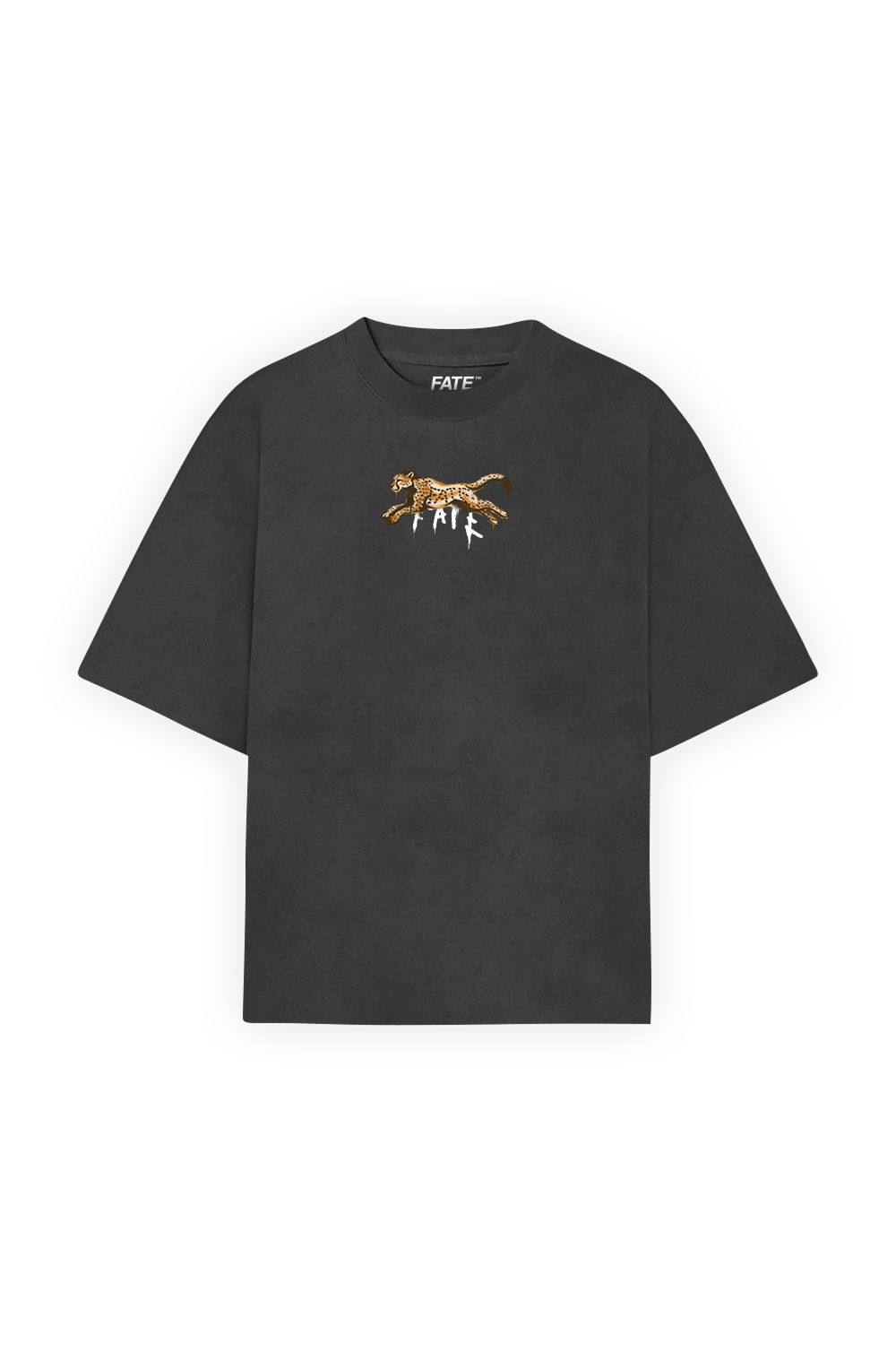 Cheetah Tee Washed Grey