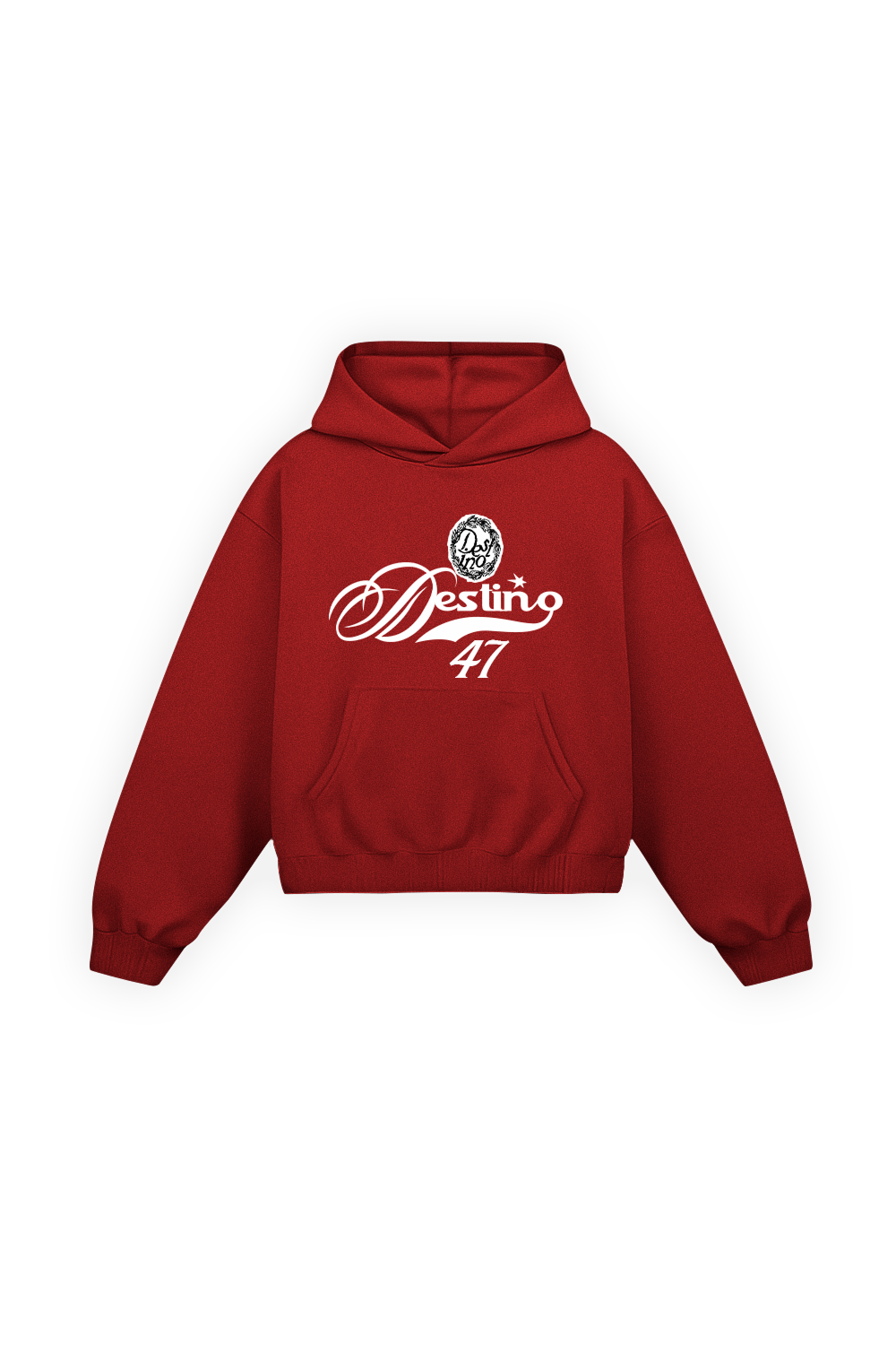 47 Hoodie Cherry Red