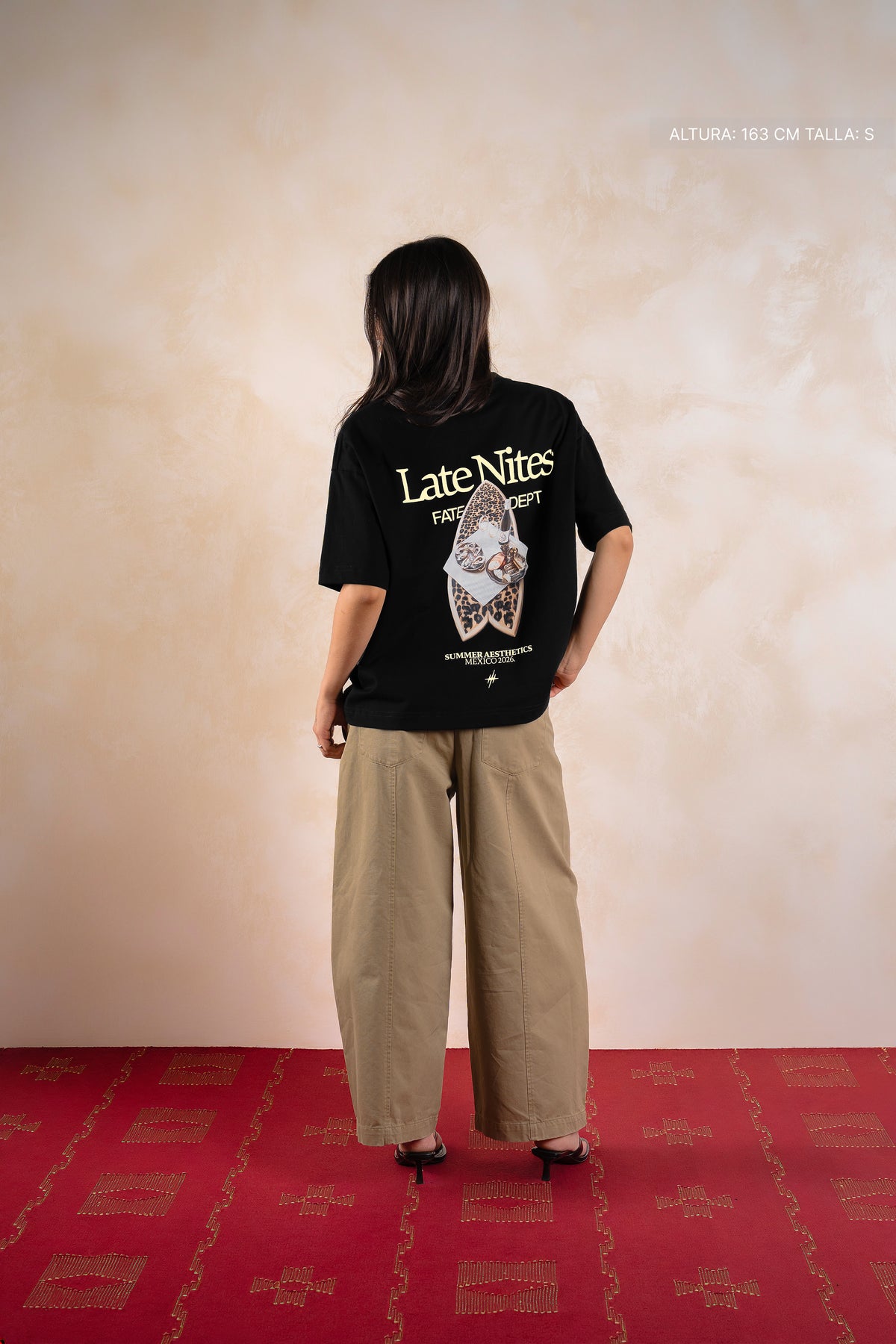Leopard After Dark Tee Black