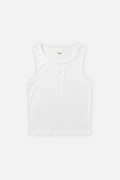 Ribbed Tank Ivory