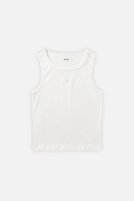 Ribbed Tank Ivory